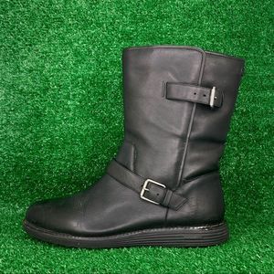 Cole Haan Womens Grand OS Waterproof Leather Boots Sz 9B